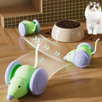 Cat Teasing Electric Toy Simulated Mouse Interaction Chasing Playing Kitten Toy Funny Chew-resistant Puzzle Cat Toy