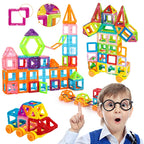 64-184PCS Kids Magnetic Building Blocks – STEM Construction Toy Set