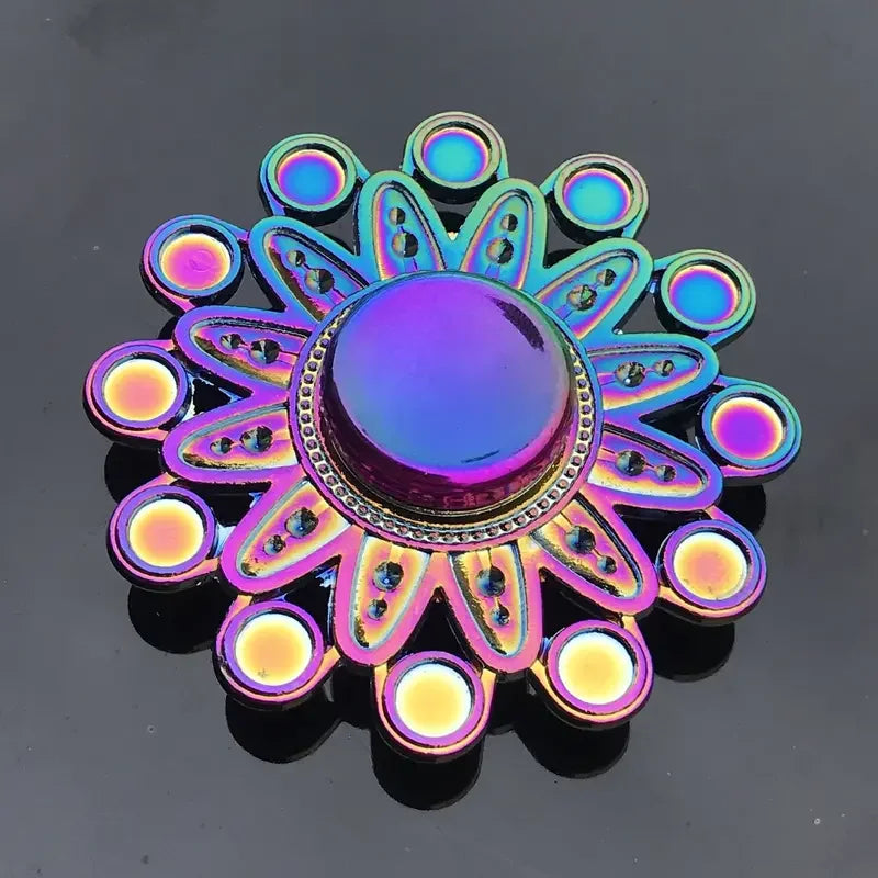 Colorful Metal Fidget Spinner – Stress Relief Toy