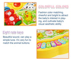 Kids Cartoon Piano Keyboard with Animal Sounds & Flashing Lights