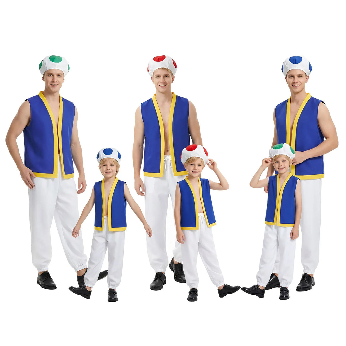 Halloween Mushroom Character Cosplay Costume Cartoon Toadstool Party Outfit