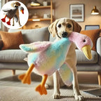 Soft Colorful Duck Plush Pet Toy for Dogs and Cats Comfort