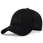 Unisex LA Embroidery Snapback Baseball Cap for Casual Outdoor Style