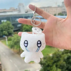 Cute Headphone Cat Plush Keychain Bag Charm for Girls and Kids