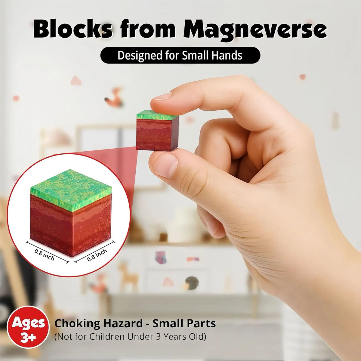 Magnetic Tiles Building Blocks – STEM Educational Toy Set