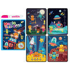 Magic Water Drawing Book with Reusable Coloring Pen for Kids Fun