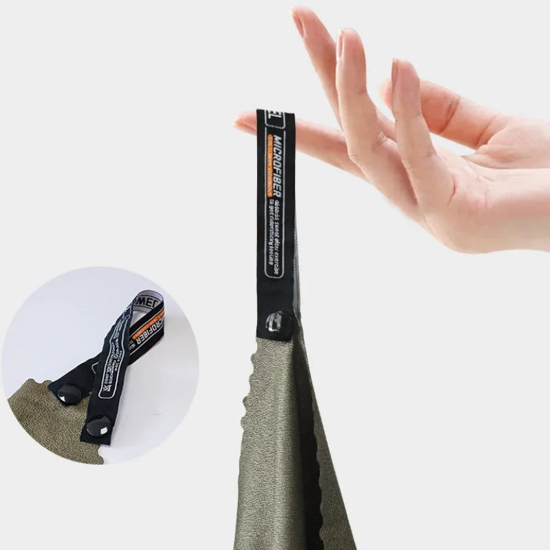 Portable Microfiber Quick‑Dry Absorbent Towel, Multi‑Purpose Towel for Camping Gym Travel Swimming Outdoor Sports