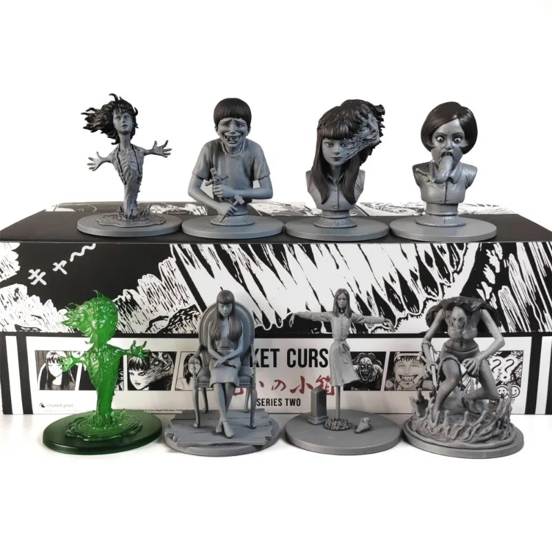 Junji Ito Curse Terror Horror Comic Blind Box Toys Tomie Slug Girl Doll Gifts Toys Collect Ornaments Gifts