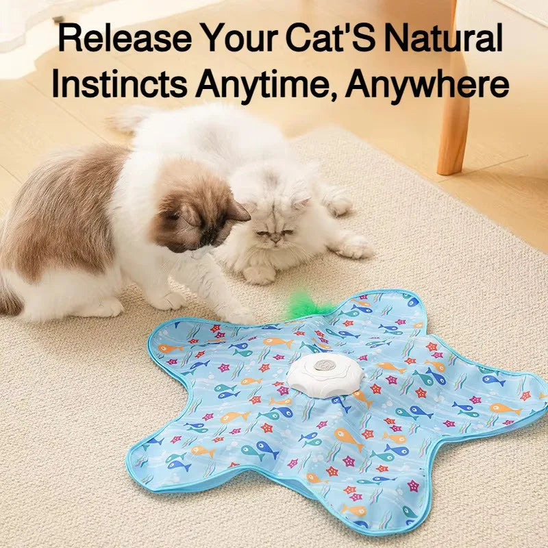 Hide and Seek Cat Toy Interactive Motion Mouse Teaser Play Toy