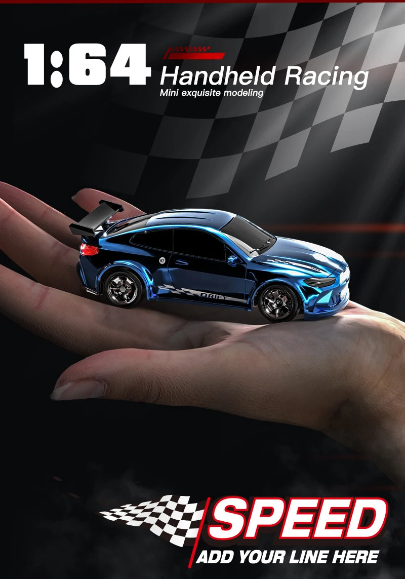 KF20 1:64 Mini 4WD RC Drift Racing Car with Full Proportional Control