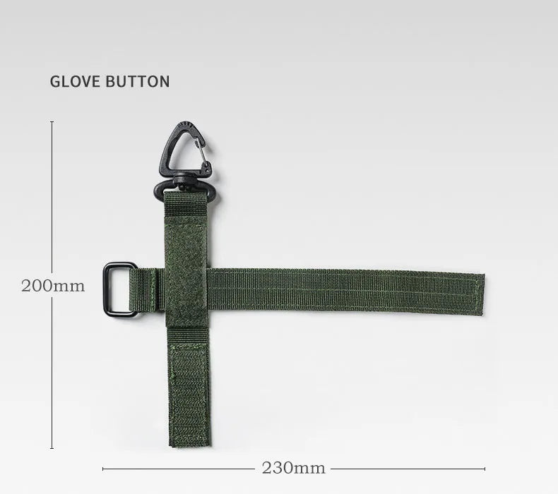 Tactical MOLLE Keychain Gear Clip Belt Holder for Outdoor EDC