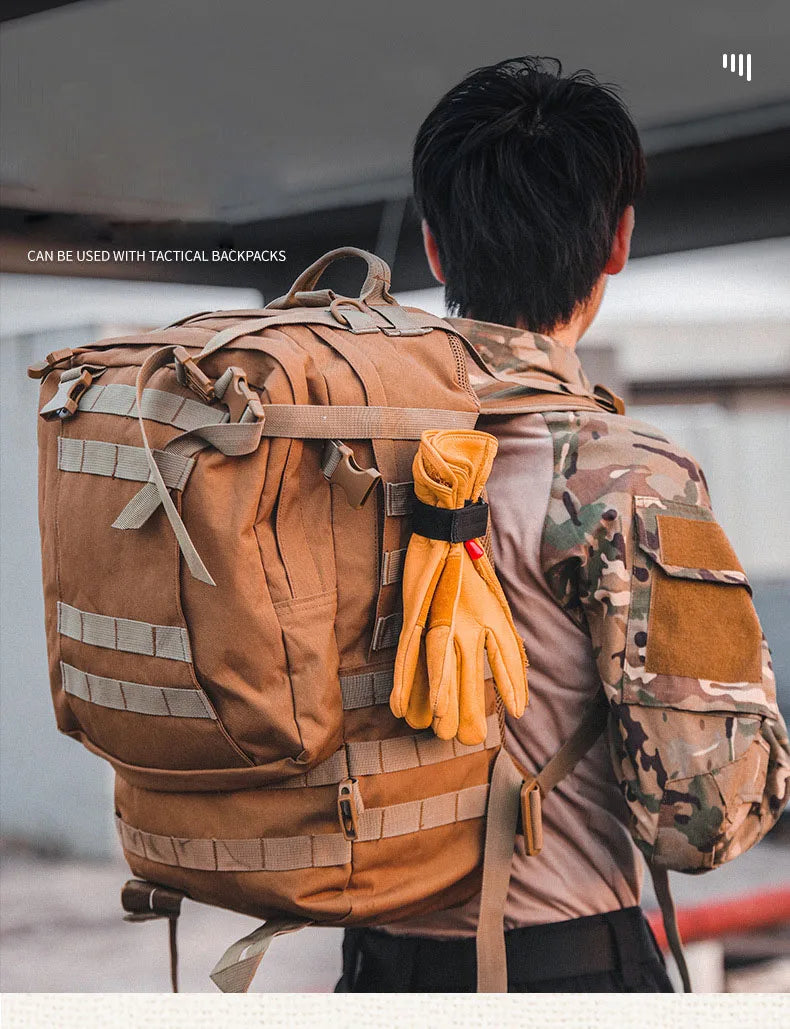 Tactical MOLLE Keychain Gear Clip Belt Holder for Outdoor EDC