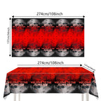 Horror Movie Stranger Theme Birthday Party Decoration Tableware Tablecloth Cup Plate Napkin Baby Shower Party Favors Supplies