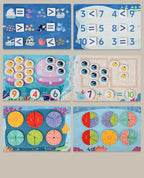 Montessori Busy Book for Kids Interactive Learning Activity Book