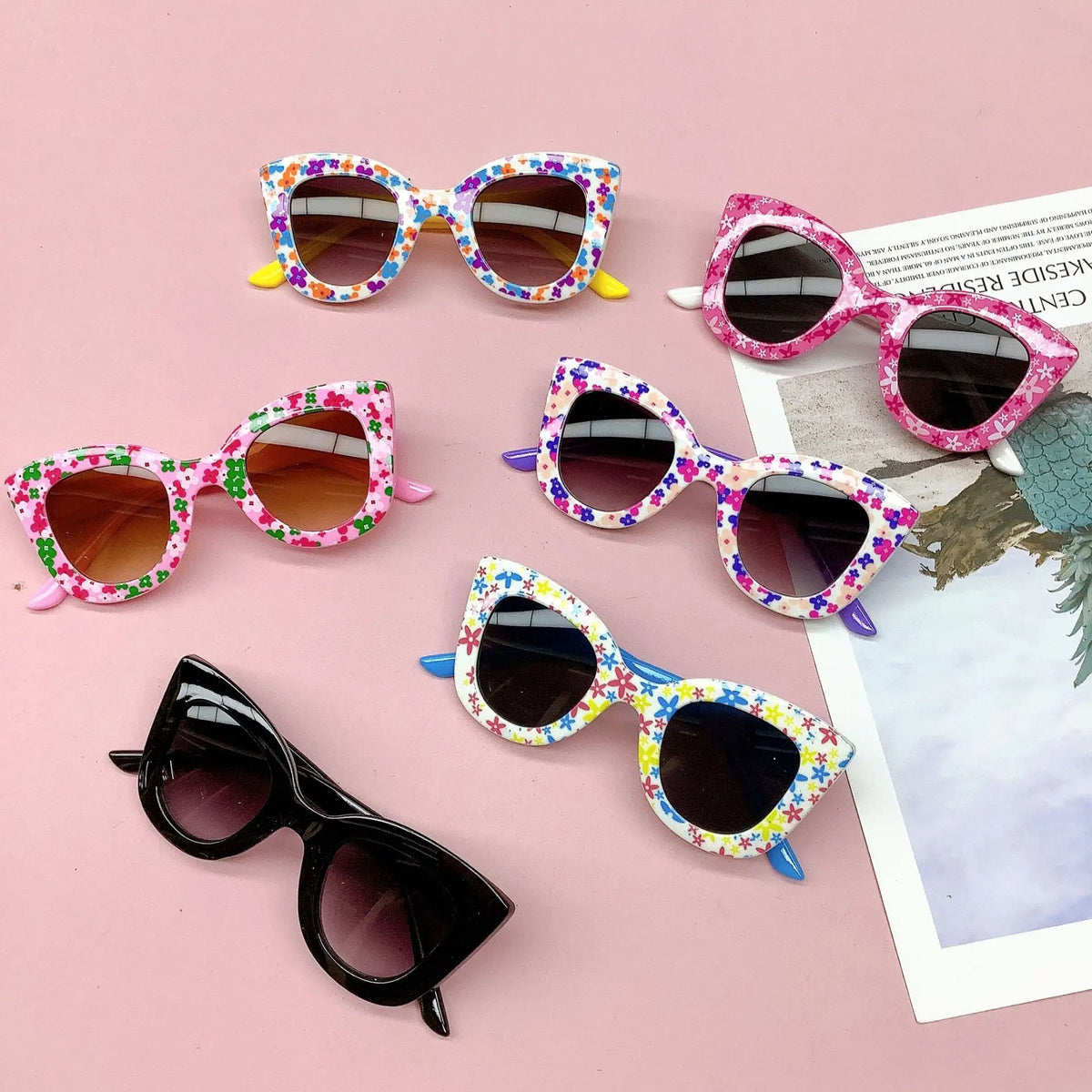 Flower Kids UV400 Travel Sunglasses for Boys & Girls