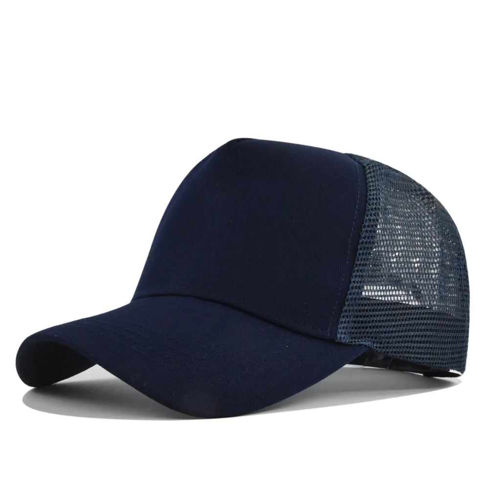 Custom Logo 5 Panel Mesh Baseball Cap for Outdoor Branding