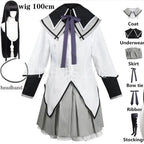 Akemi Homura Anime Cosplay Costume – Fighting Uniform Outfit
