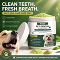 Natural Pet Dental Powder Cat Dog Breath Freshener Oral Health Care Clean Teeth Plaque Defense Enzyme Formula Pet Supplies