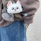 Gojo & Geto Anime Plush Keychain Cosplay Bag Charm