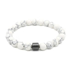 Tiger Eyes Natural Stone Beads Handmade Men Magnetic Hematite Accessory Bracelets for Boyfriend Father Gift