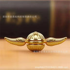Golden Snitch-Inspired Metal Fidget Spinner Stress Relief Toy