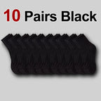 10/20/30 Pairs Neutral Solid Color Mid Calf Round Neck Socks Spring Autumn Sweat Absorbing Breathable All Season Sports Socks