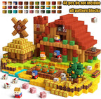 Magnetic Building Blocks Mine World Castle & Villa STEM Construction Set