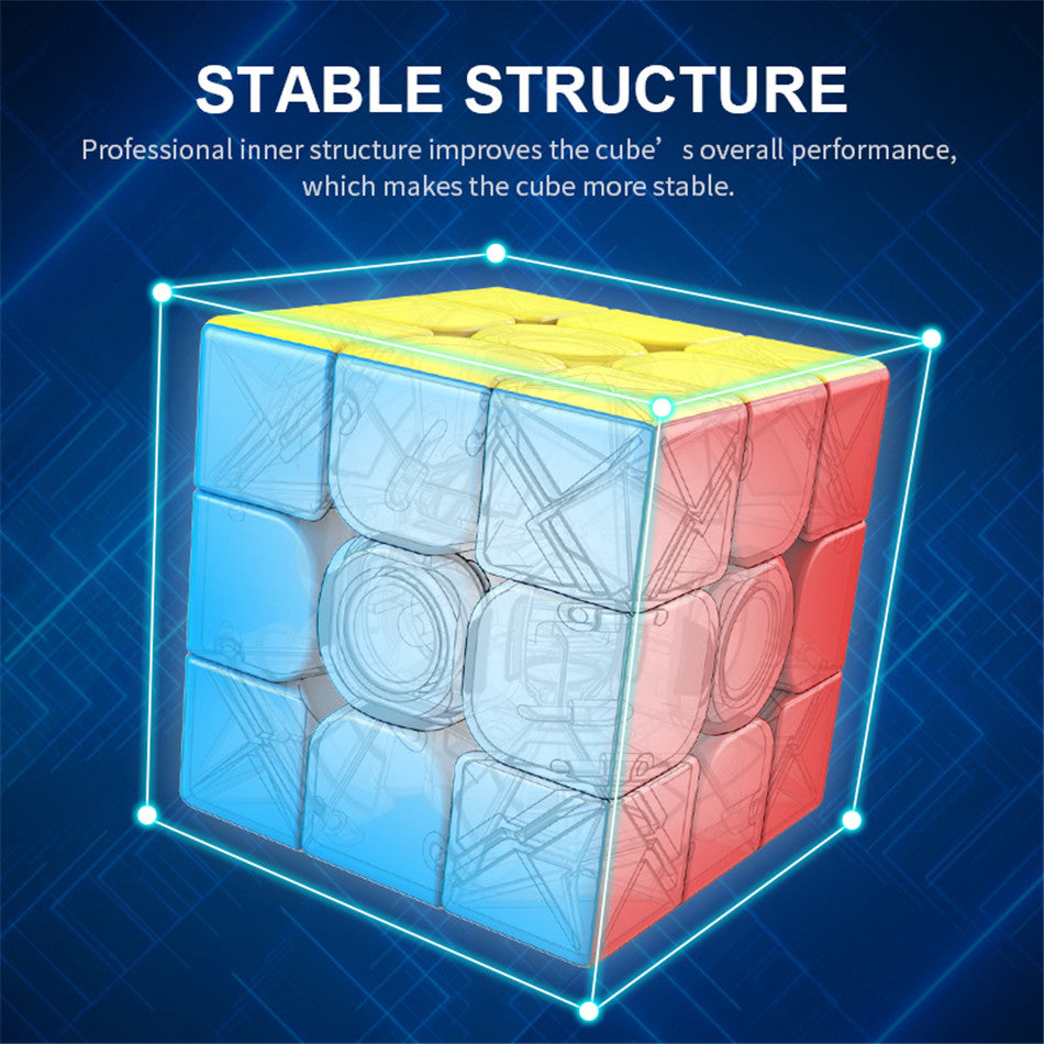 MoYu Meilong 3x3 Stickerless Speed Magic Cube Puzzle Toy