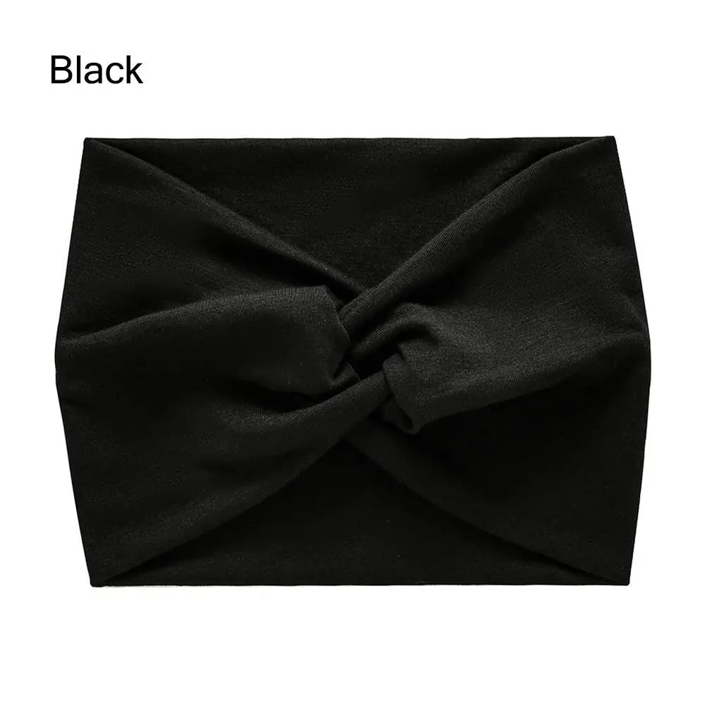 Twisted Extra Wide Turban Workout Headband for Women