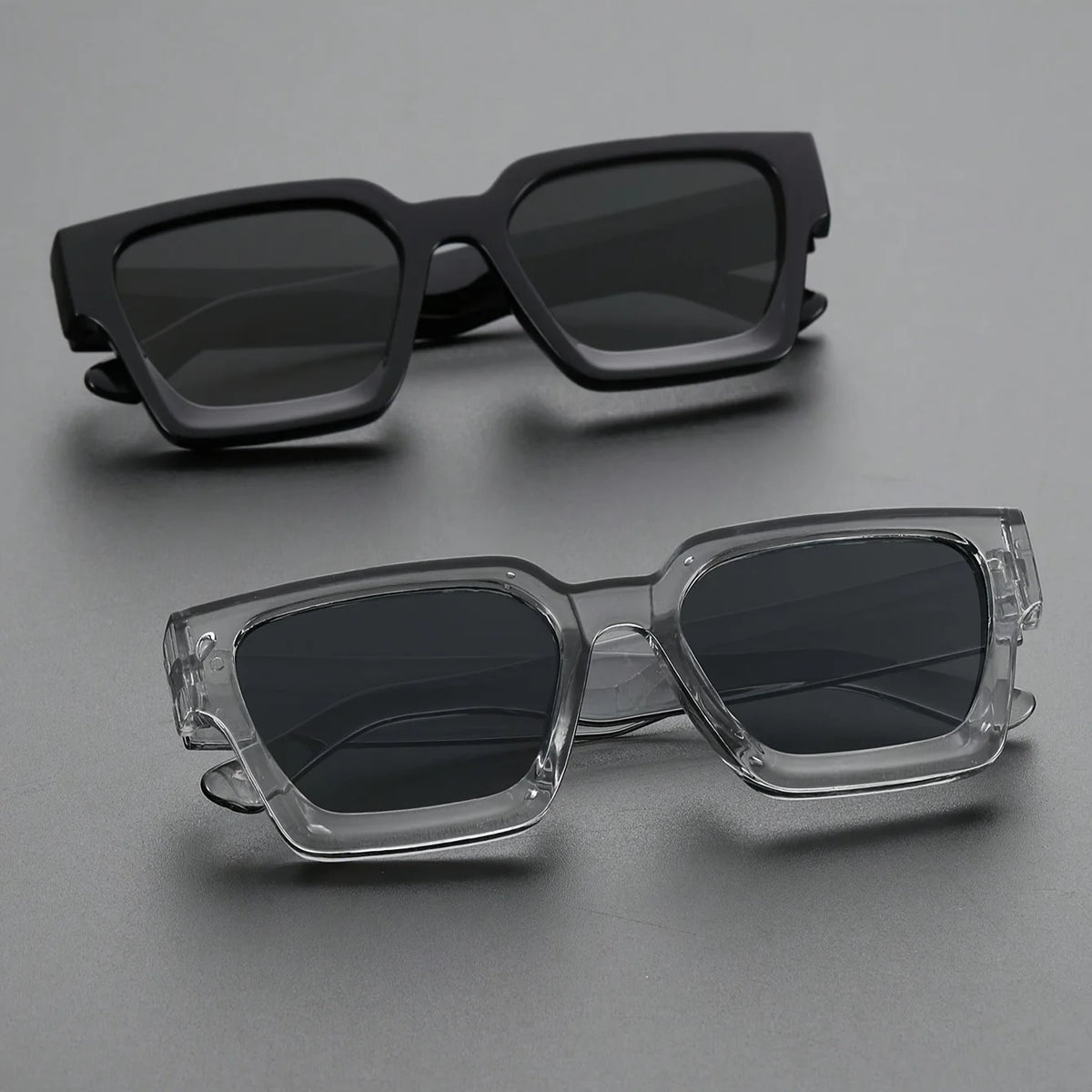 Classic Square Plastic Frame Sunglasses for Men & Women