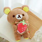 Anime Rilakkuma Cartoon Plush Doll Soft Bear Toys Kawaii Room Decor Teddy Bear Plushies Cute Couple Bear Xmas Gifts For Girls