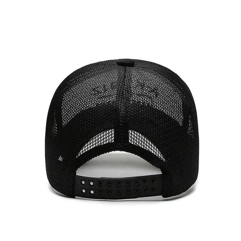 Summer Embroidered Mesh Baseball Cap for Sun Protection