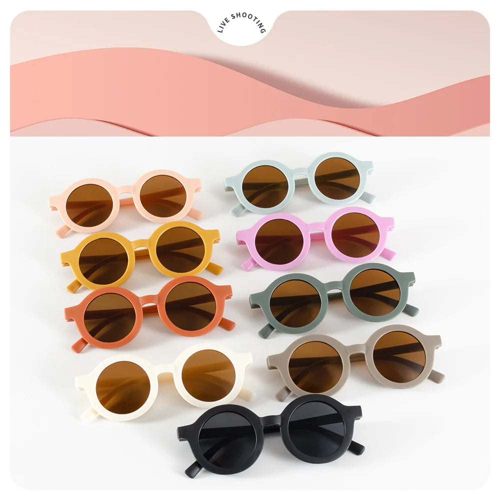 Round UV400 Baby & Kids Sunglasses for Ages 1–7