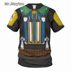 Darth Vader 3D Print Sport Quick-dry Breathable Men T-shirt Outdoor Street Cosplay Parent-child Short Sleeve Clothing Top Summer