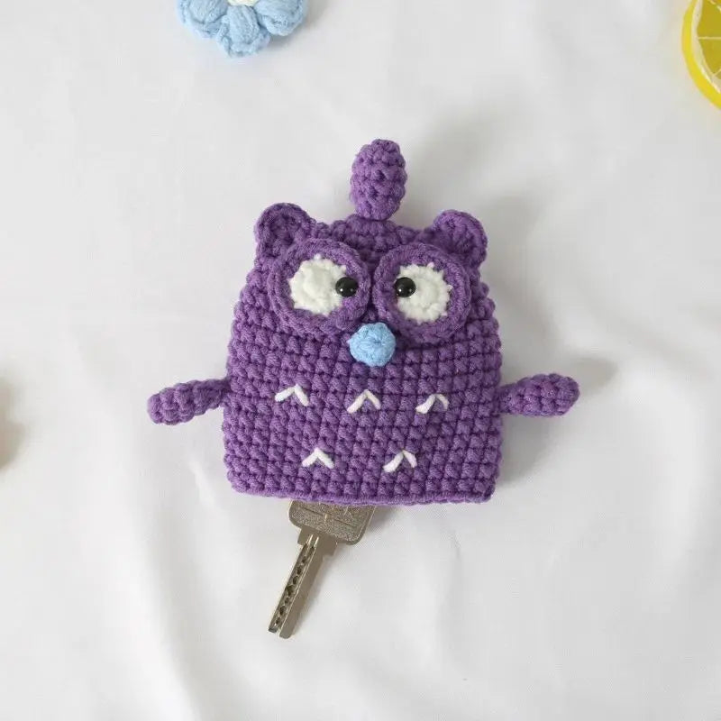 Cute Crochet Cactus Keychain Decorative Bag Charm