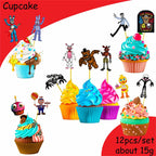 FNAF Five Nights Freddyed Birthday Party Decorations Kids Disposable Tableware Cup Plate Napkin Straw Baby Shower Supplies Event