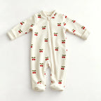 Spring Baby Romper Warm Fleece Jumpsuits for Baby Autumn Long Sleeve Infant Rompers Newborn Boy Girl Homewear Pajamas