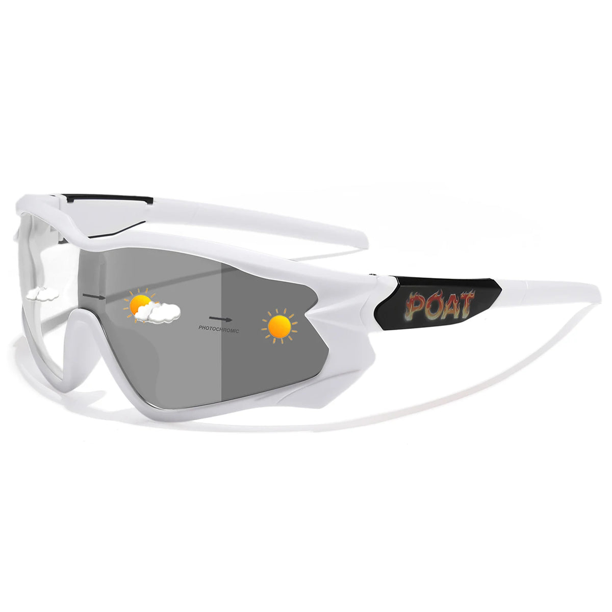 Photochromic UV400 Motorcycle Sports Sunglasses for Men & Women