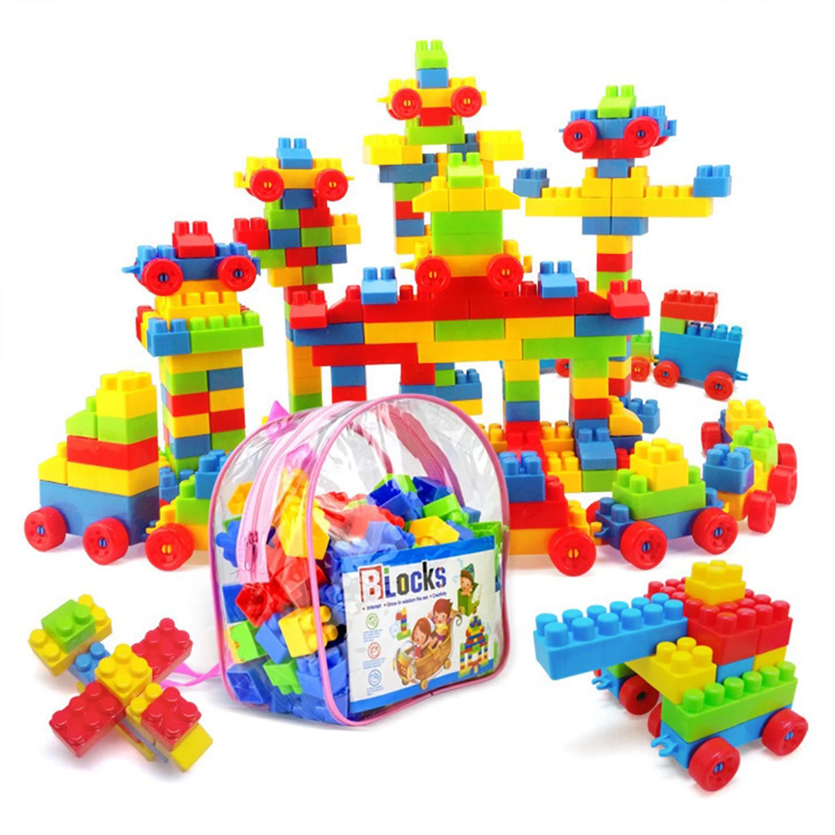 130PCS Large Building Blocks Set – Educational Construction Toy