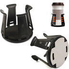 1/2Pcs Car Beverage Holder Adhesive Cup Storage Rack Car Cup Bottle Holder Multifunction Drink Rack Auto Accessories Black