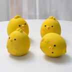 Rubber Squeaky Chicken Dog Toy for Interactive Chewing and Play