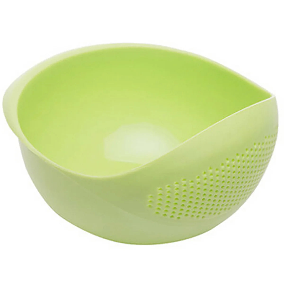 Multi-Purpose Rice Washing Bowl – Colander Drain Basket with Handle