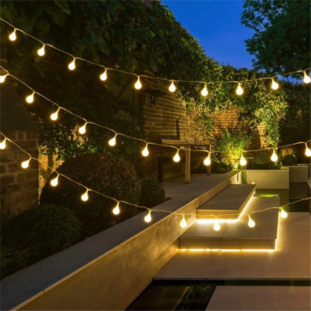 10M Small Ball Fairy Lights Globe String Lights USB/Battery Operated for Garden Christmas Bedroom Wedding Camping Tent Decor