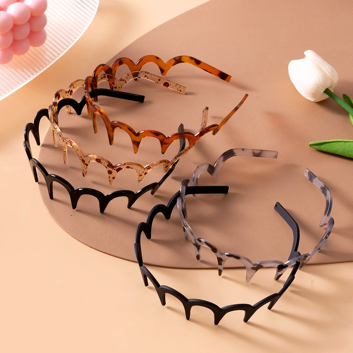 Korean U Shape Non-Slip Hair Comb Headband for Women
