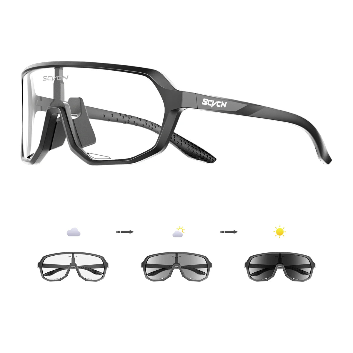 SCVCN UV400 Sports Cycling Sunglasses for Men & Women