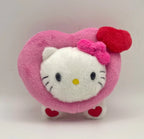 New Product In Stock Japanese Love Button Kt Cat Plush Toy Doll Pendant Cute Bow  Heart Plush Bag Pendant Surprise Gift
