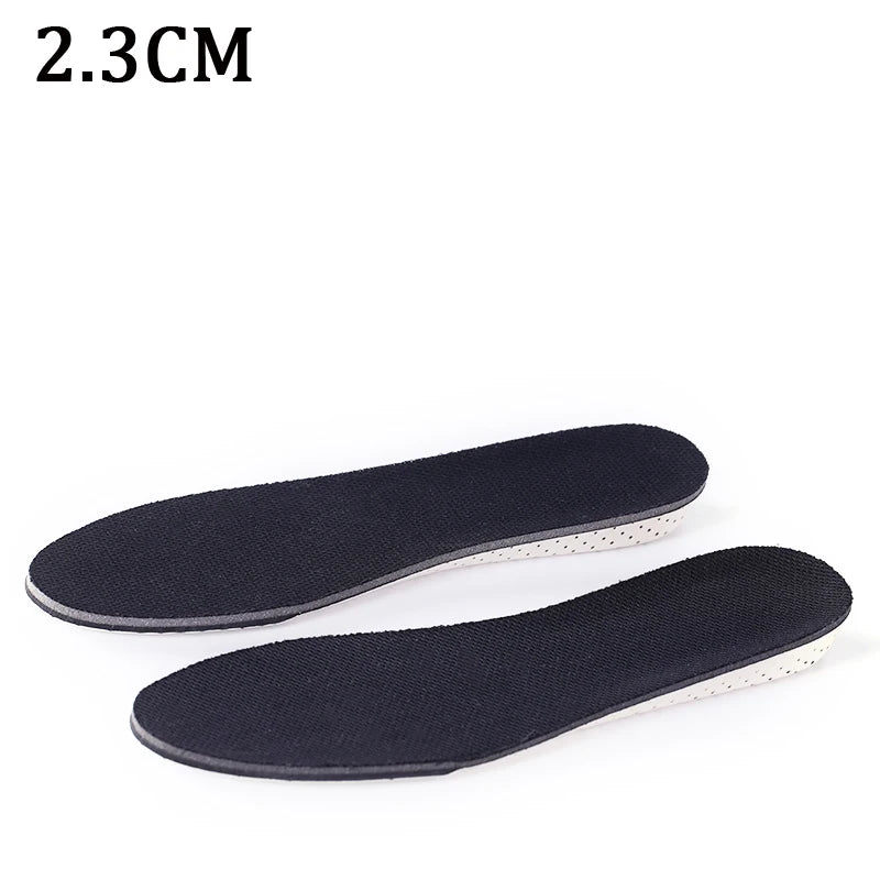 1Pair EVA Shock Absorbing Height Increase Insoles Casual Sports Shoes Insole for Feet Shoe Pads 2.3/3.3/4.3cm Growing Shoe Sole