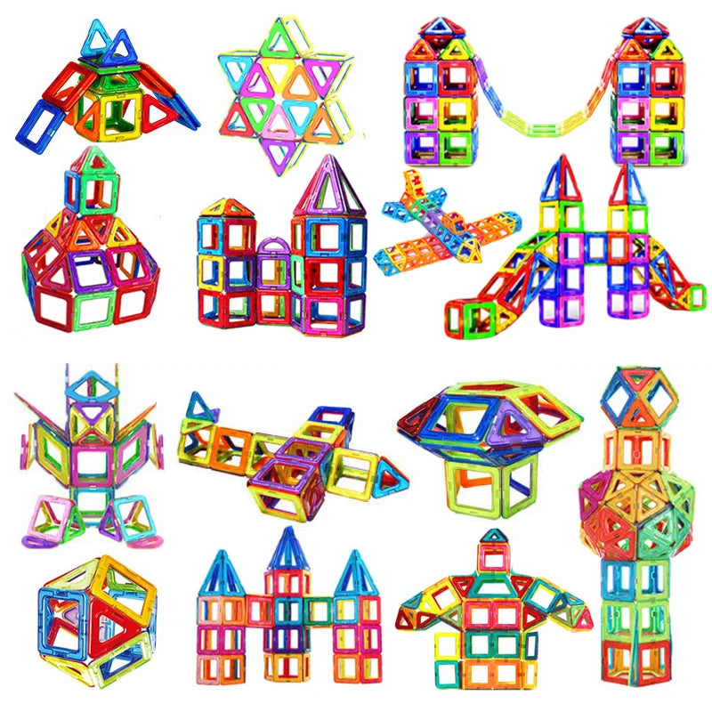 Magnetic Building Blocks DIY STEM Construction Set for Kids