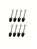 Multi pcs Halloween Cupcake Toppers Cake Decorations Tombstones Graveyard Cupcake Toppers With Novelty Mini Shovel Spoons