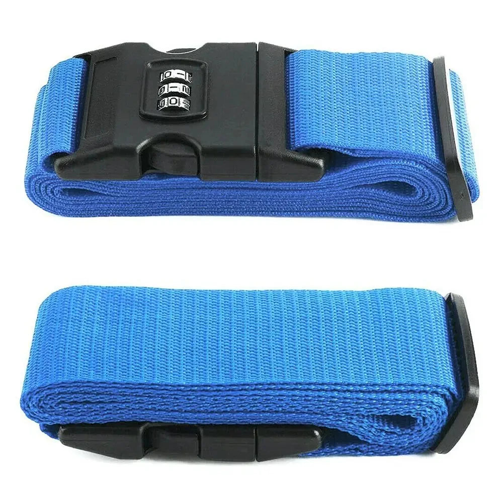 Adjustable Luggage Belt Elastic Suitcase Security Strap for Travel & Carry-On